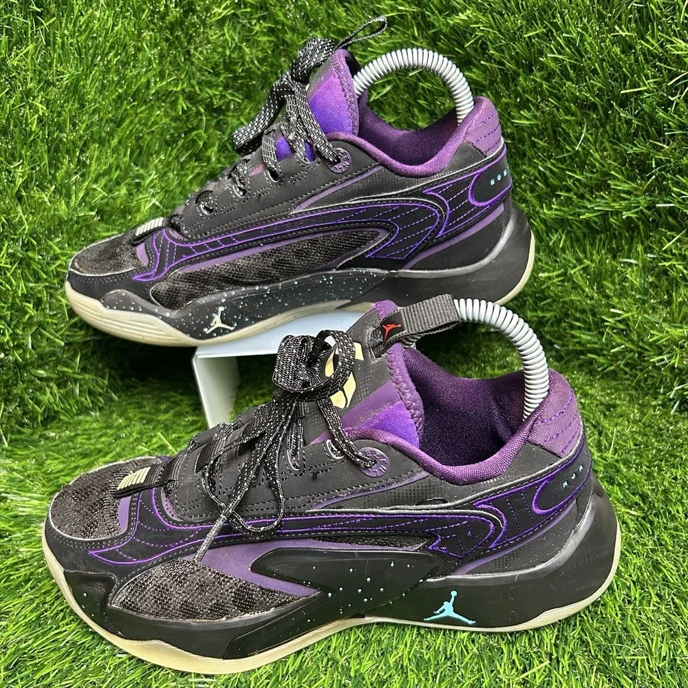 Jordan Luka 2 Cave Purple Black Basketball‎ Shoes DZ3498-001 5Y Womens 6.5